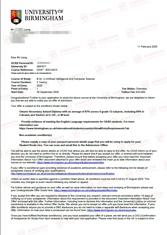 Acceptance Letter - Waterloo